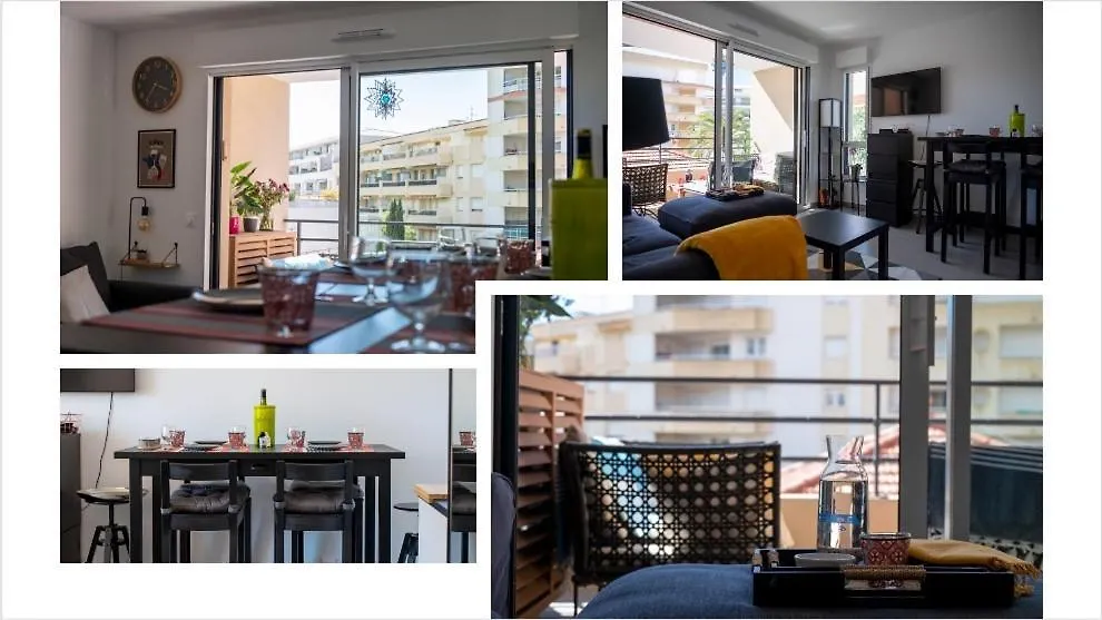 Pws - Sunny Modern Flat Near Juan Les Pins Pinede & Beach - Terrace & Ac! Antibes Apartment