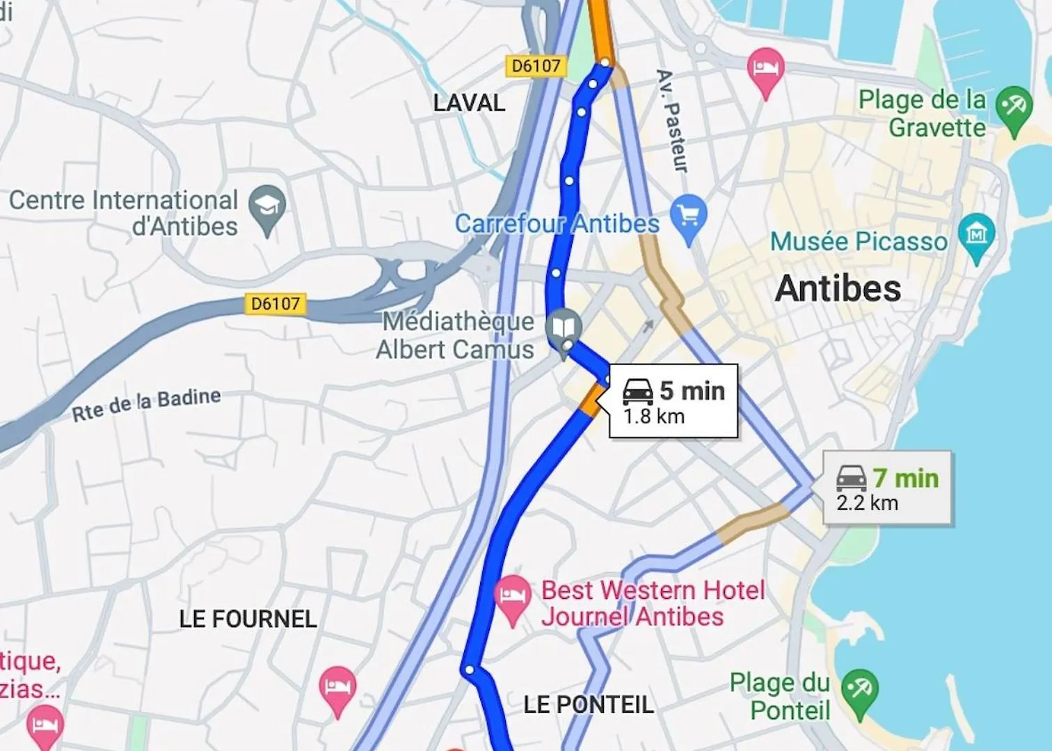 Pws - Sunny Modern Flat Near Juan Les Pins Pinede & Beach - Terrace & Ac! Antibes