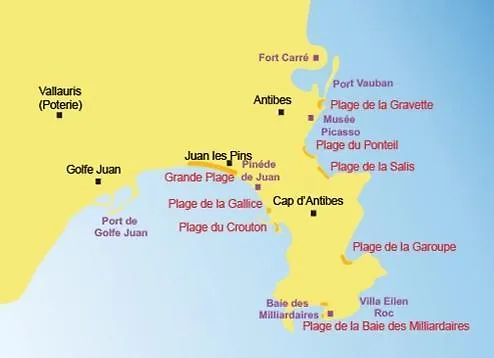 Pws - Sunny Modern Flat Near Juan Les Pins Pinede & Beach - Terrace & Ac! Antibes