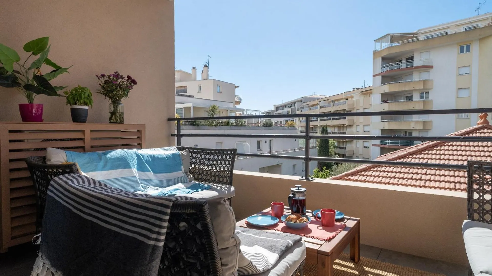 Pws - Sunny Modern Flat Near Juan Les Pins Pinede & Beach - Terrace & Ac! Antibes Apartment