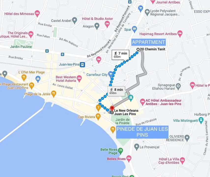 Apartment Pws - Sunny Modern Flat Near Juan Les Pins Pinede & Beach - Terrace & Ac! Antibes