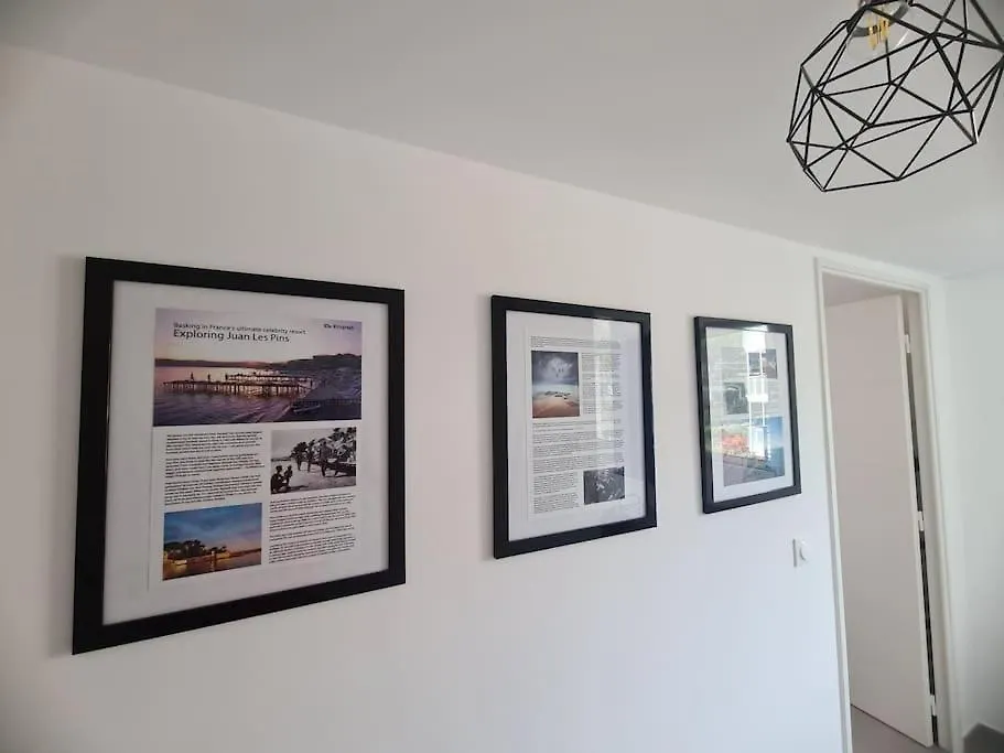 Pws - Sunny Modern Flat Near Juan Les Pins Pinede & Beach - Terrace & Ac! Antibes France